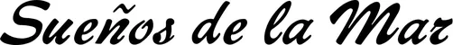 Produktbeispiel Schriftzug - Sueños de la Mar