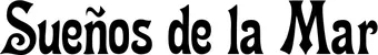 Produktbeispiel Schriftzug - Sueños de la Mar