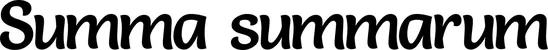 Produktbeispiel Schriftzug - Summa summarum