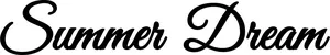 Produktbeispiel Schriftzug - Summer Dream
