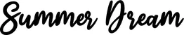 Produktbeispiel Schriftzug - Summer Dream