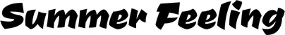 Produktbeispiel Schriftzug - Summer Feeling