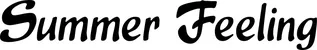 Produktbeispiel Schriftzug - Summer Feeling