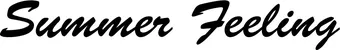 Produktbeispiel Schriftzug - Summer Feeling