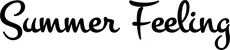 Produktbeispiel Schriftzug - Summer Feeling
