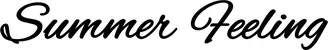 Produktbeispiel Schriftzug - Summer Feeling