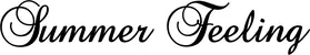Produktbeispiel Schriftzug - Summer Feeling