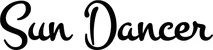Produktbeispiel Schriftzug - Sun Dancer