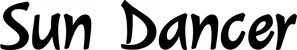 Produktbeispiel Schriftzug - Sun Dancer