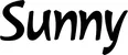 Produktbeispiel Schriftzug - Sunny