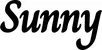Produktbeispiel Schriftzug - Sunny