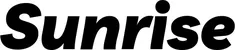Produktbeispiel Schriftzug - Sunrise