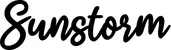 Produktbeispiel Schriftzug - Sunstorm