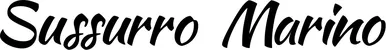 Produktbeispiel Schriftzug - Sussurro Marino