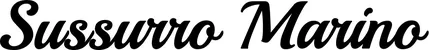 Produktbeispiel Schriftzug - Sussurro Marino