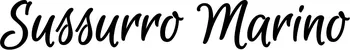 Produktbeispiel Schriftzug - Sussurro Marino