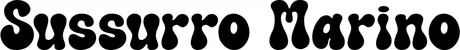 Produktbeispiel Schriftzug - Sussurro Marino