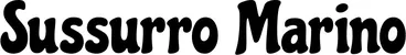 Produktbeispiel Schriftzug - Sussurro Marino