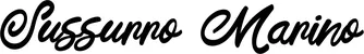 Produktbeispiel Schriftzug - Sussurro Marino
