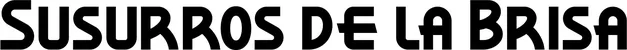 Produktbeispiel Schriftzug - Susurros de la Brisa