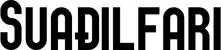 Produktbeispiel Schriftzug - Svaðilfari