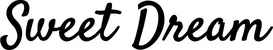 Produktbeispiel Schriftzug - Sweet Dream