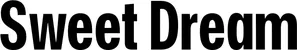 Produktbeispiel Schriftzug - Sweet Dream