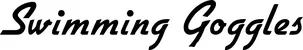 Produktbeispiel Schriftzug - Swimming Goggles