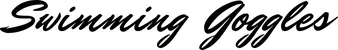 Produktbeispiel Schriftzug - Swimming Goggles
