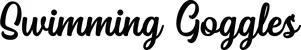 Produktbeispiel Schriftzug - Swimming Goggles