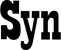 Produktbeispiel Schriftzug - Syn