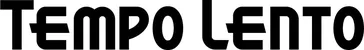 Produktbeispiel Schriftzug - Tempo Lento