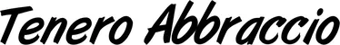 Produktbeispiel Schriftzug - Tenero Abbraccio