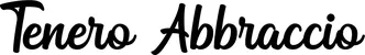 Produktbeispiel Schriftzug - Tenero Abbraccio