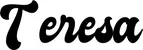 Produktbeispiel Schriftzug - Teresa