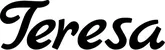 Produktbeispiel Schriftzug - Teresa