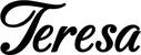 Produktbeispiel Schriftzug - Teresa