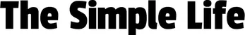 Produktbeispiel Schriftzug - The Simple Life