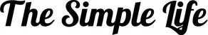 Produktbeispiel Schriftzug - The Simple Life