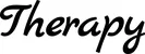 Produktbeispiel Schriftzug - Therapy