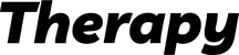 Produktbeispiel Schriftzug - Therapy
