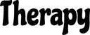 Produktbeispiel Schriftzug - Therapy