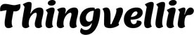 Produktbeispiel Schriftzug - Thingvellir