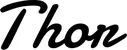 Produktbeispiel Schriftzug - Thor