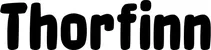 Produktbeispiel Schriftzug - Thorfinn