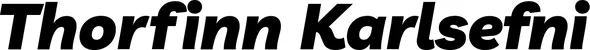 Produktbeispiel Schriftzug - Thorfinn Karlsefni