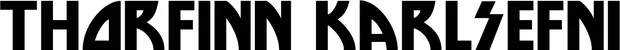 Produktbeispiel Schriftzug - Thorfinn Karlsefni
