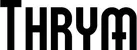 Produktbeispiel Schriftzug - Thrym