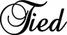 Produktbeispiel Schriftzug - Tied