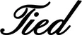 Produktbeispiel Schriftzug - Tied